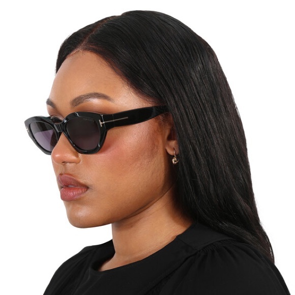 Tom Ford NIB Penny FT1086 Sunglasses in Black Full Inclusion 55 - 19 - 135 - Picture 2 of 16